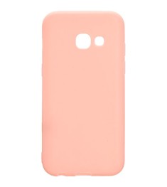 Силіконовий чохол iNavi Color для Samsung Galaxy A320 (2017) (Рожевий)