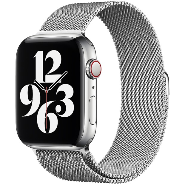 Ремешок Milanese Loop Apple Watch 38 / 40 / 41 / SE (Silver)