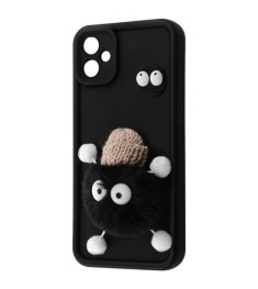 Чохол Pretty Things Case для Samsung Galaxy A06 (Чорний / Пухнастий Чорний)