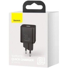 СЗУ-адаптер Baseus Super Si 30W (1Type-C) (Чёрный) CCSUP-J01