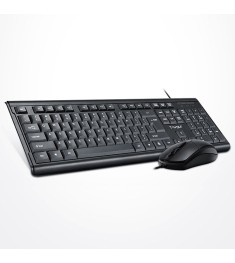 Клавиатура T-Wolf TF500 + Мышь (Чёрный) Клавиатура T-Wolf TF500 + Мышь (Чёрный)