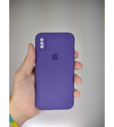 Силикон Original RoundCam Case Apple iPhone X / XS (Amethyst)