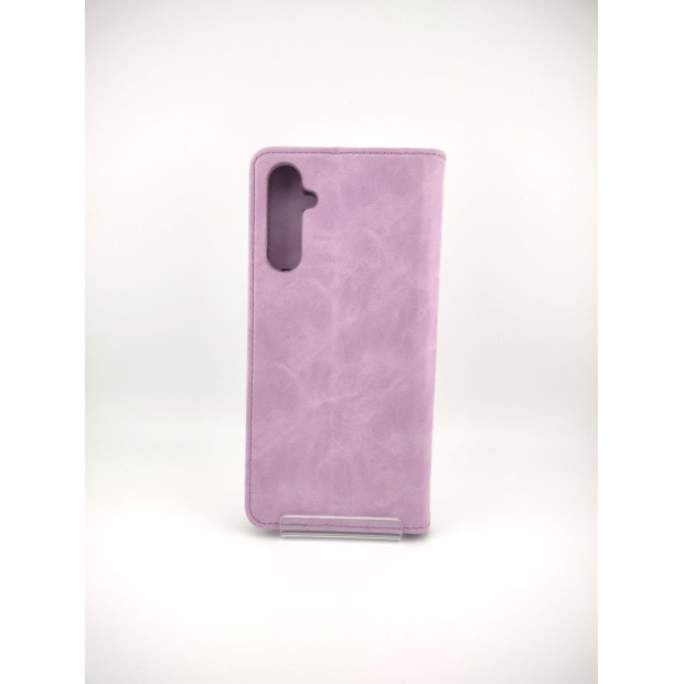 Чехол-книжка Leather Elegant Samsung Galaxy A05s (Тёмная фиалка)