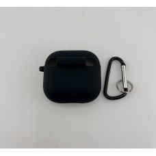 Чехол для наушников Full Silicone Case with Microfiber Apple AirPods 4 (07) Black