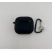 Чохол для навушників Full Silicone Case with Microfiber Apple AirPods 4 (07) Чорний