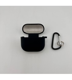 Чохол для навушників Full Silicone Case with Microfiber Apple AirPods 4 (07) Чор..