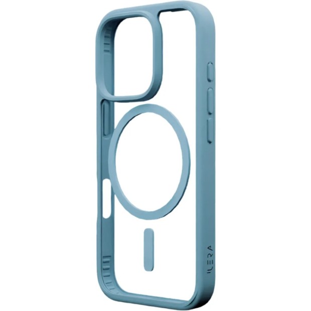 Накладка iLeraGo ColorAnt прозорий чохол для Apple iPhone 16 Pro Max (небесно-блакитний) iLGCAClCaSB16PrMx