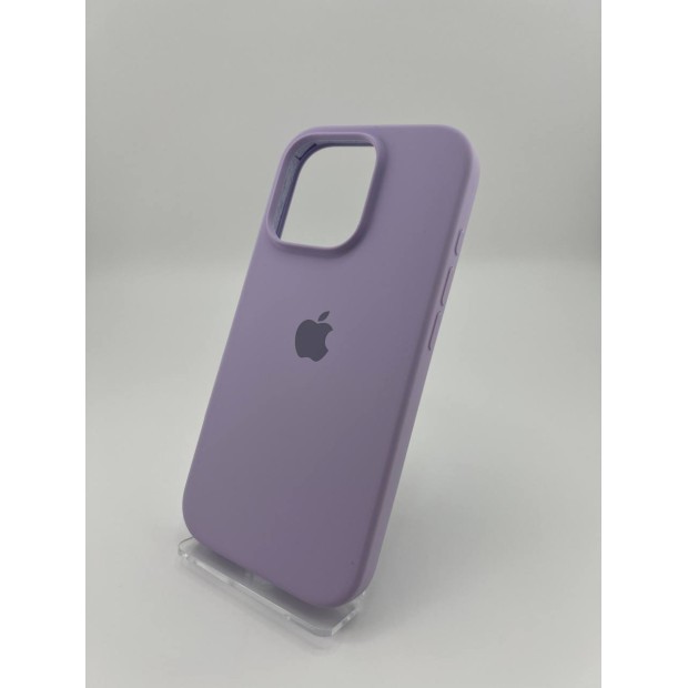 Силіконовий оригінальний чохол для Apple iPhone 16 Pro (71) у кольорі Легка Гліцинія.