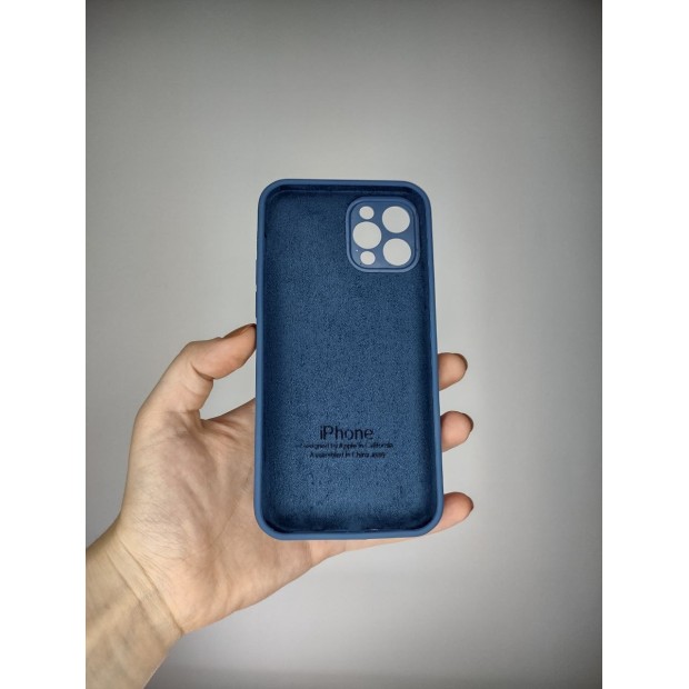 Силикон Original RoundCam Case Apple iPhone 12 Pro (22) Blue Cobalt