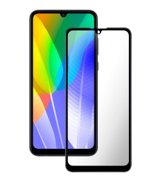 Захисне скло 5D Ceramic Huawei Y6P Чорне