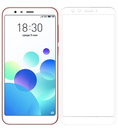 Захисне скло 3D Meizu M8c Біле
