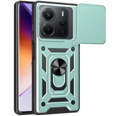 Бронь-чехол Ring Serge Armor Case Xiaomi Redmi Note 14 4G (ShutCam) (Зелёный)