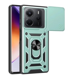 Чохол-бронь Ring Serge Armor Case для Xiaomi Redmi Note 14 4G (ShutCam) (Зелений..