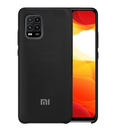 Силикон Original Case Logo Xiaomi Mi10 Lite (Чёрный)