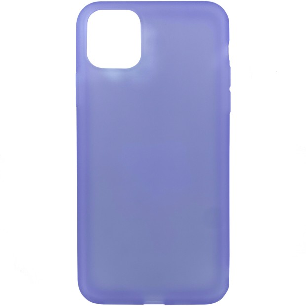 Силікон TPU Латекс Apple iPhone 11 Pro Max (Фіолетовий)