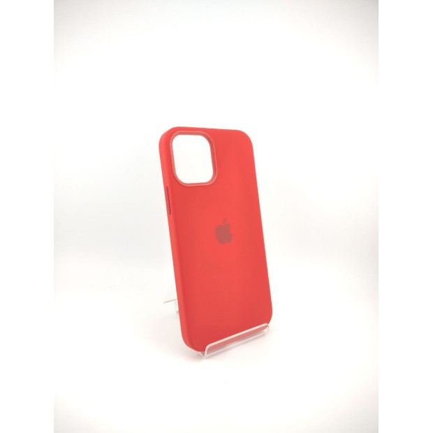 Чохол-силікон із MagSafe для Apple iPhone 12  /  12 Pro (Червоний)