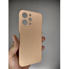 Силикон Original Xiaomi Redmi 12 (ShutCam) (Персиковый)