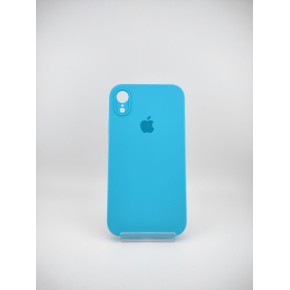 Силикон Original Square RoundCam Case Apple iPhone XR (20) Blue (Уценка) (Категория 1)