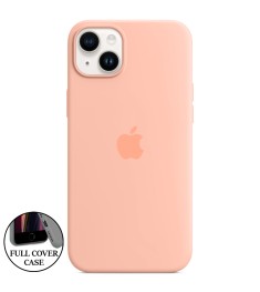 Силіконовий оригінальний чохол для Apple iPhone 14 Plus (Грейпфрут)