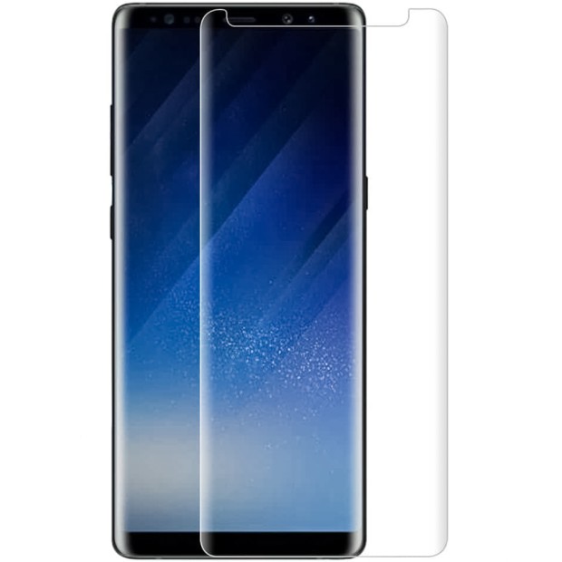 Захисне скло 5D UV Glue для Samsung Galaxy Note 8  /  Note 9 (Прозоре)