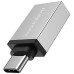 OTG-переходник Borofone BV3 (USB - Type-C) (Стальной)