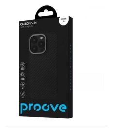 Накладка Proove Carbon Slim MagSafe Apple iPhone 17 (Black)