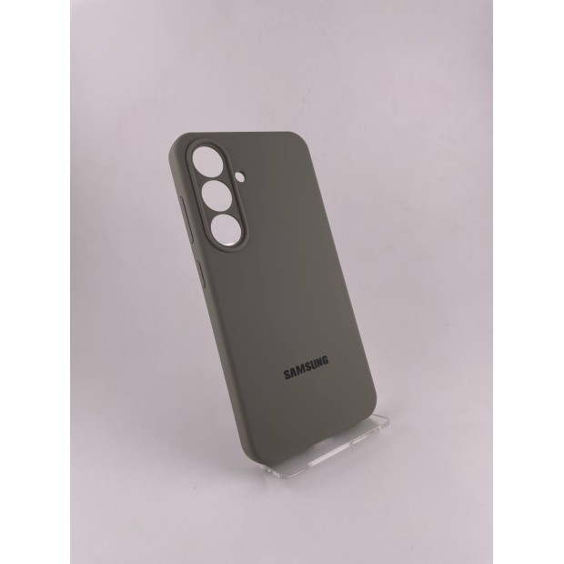 Чехол Silicone Case with MagSafe Samsung Galaxy S24 / S25 (Серый)