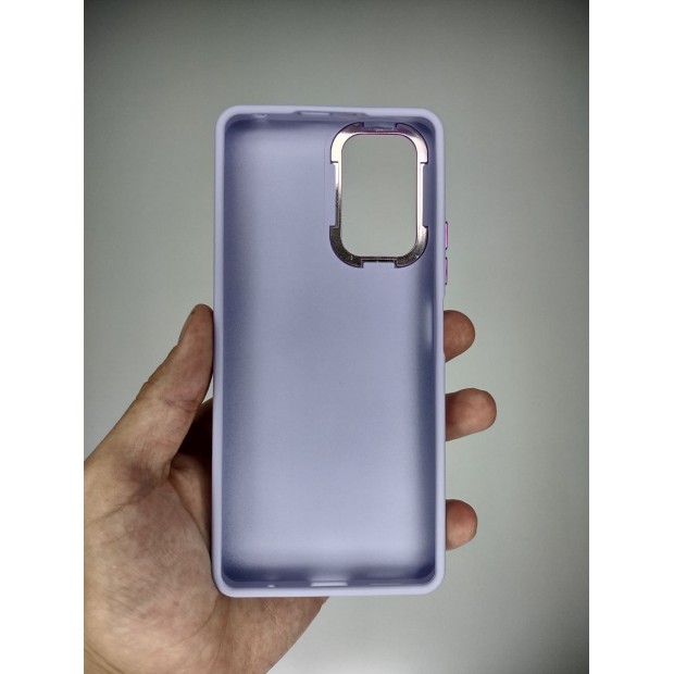 Накладка Metal Camera Xiaomi Redmi Note 10 Pro  /  Note 10 Pro Max (Фіалковий)