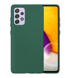 Силіконовий Original 360 чохол для Samsung Galaxy A72 (Темно-зелений)