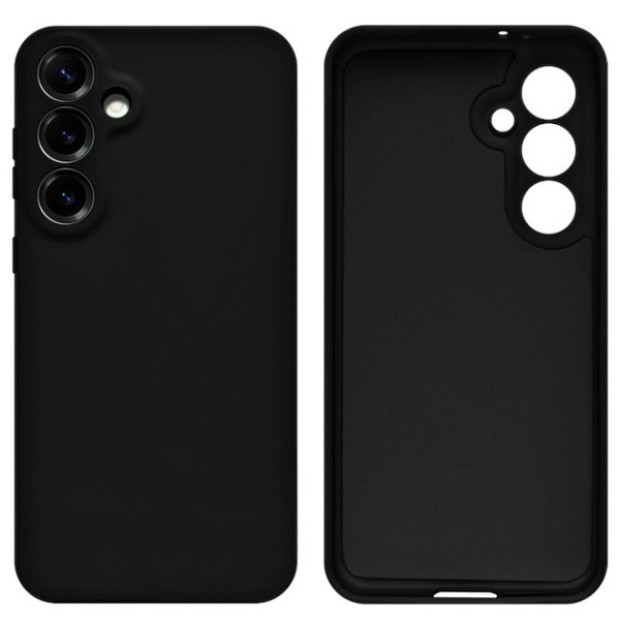 Силіконовий Original Premium Samsung Galaxy S25 (ShutCam) (Чорний)