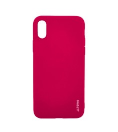 Силикон iNavi Color iPhone X / XS (розовый)