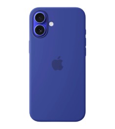 Чохол Silicone Case with MagSafe для Apple iPhone 16 Plus (Ультрамарин) (Оригіна..