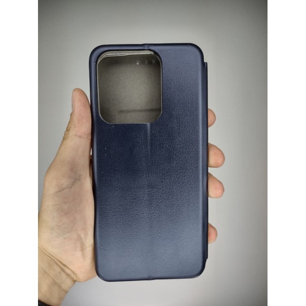 Чохол-книжка Оригінал Tecno Spark 8c (Темно-синій)