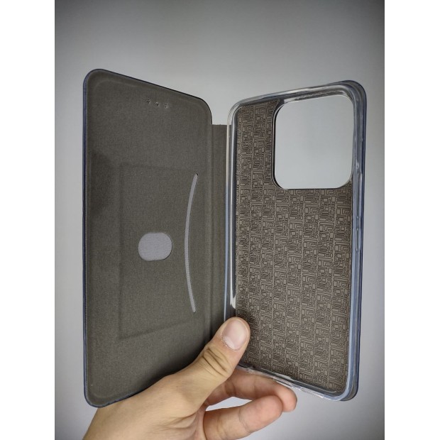 Чохол-книжка Оригінал Tecno Spark 8c (Темно-синій)