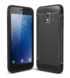 Силикон Soft Carbon Samsung Galaxy J2 Core (2018) J260 (Чёрный)