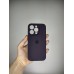 Силикон Original RoundCam Case Apple iPhone 14 Pro (Eggplant)