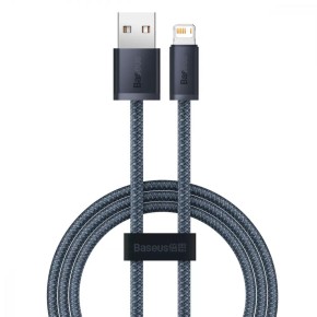 USB-кабель Baseus Dynamic 2.4A (1м) (Lightning) (Сірий) CALD000416 (Уцінка) (Категорія 1)