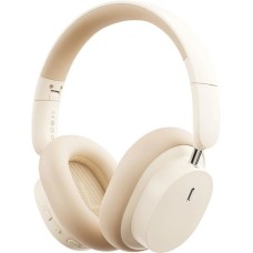 Беспроводные накладные наушники-гарнитура Baseus Bowie D05 (Creamy White) (Уценка) (2 Категория)