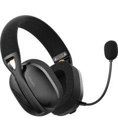 Провідні накладні навушники-гарнітура Hator Hyperpunk 2 Tri-mode (Чорні) (HTA-81..