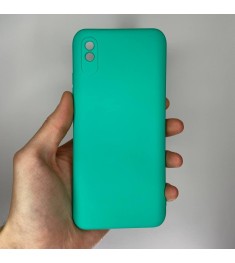 Силіконовий чохол Original 360 для Xiaomi Redmi 9A (ShutCam) (Бірюзовий)