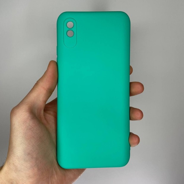 Силикон Original 360 Case Xiaomi Redmi 9A (ShutCam) (Бирюзовый)