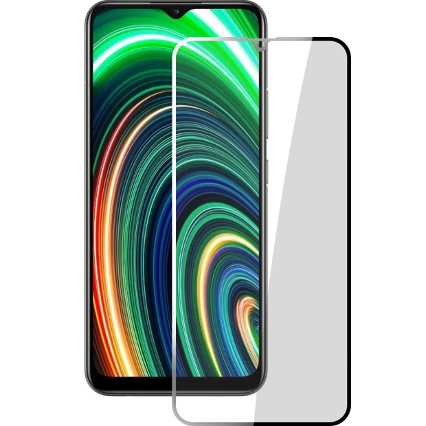 Захисне скло 5D Standard Realme C25y Чорне