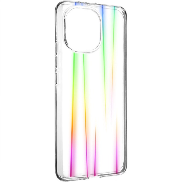 Силикон 3D Gradient Case Xiaomi Mi 11 (Прозрачный)