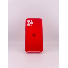 Силіконовий оригінальний квадратний чохол RoundCam для Apple iPhone 11 Pro (05) Product RED