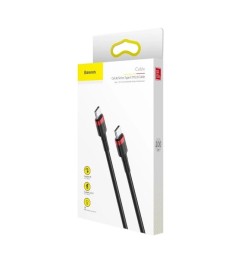 Baseus Cafule PD 2.0 60W USB cable (2m) (Type-C to Type-C) (Red / Black) CATKLF-..