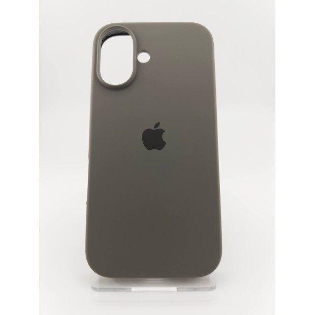 Силикон Original Round Case Apple iPhone 16 (19) Dark Grey
