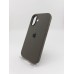 Оригінальний силіконовий чохол для Apple iPhone 16 (19) Темно-сірий