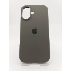 Силикон Original Round Case Apple iPhone 16 (19) Dark Grey