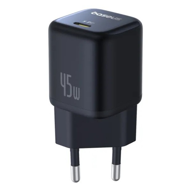 Baseus PicoGo GaN 45W Power Adapter (1 Type-C) (Black) P10176800123-00