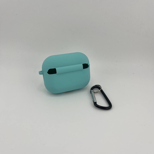Чохол для навушників Full Silicone Case with Microfiber Apple AirPods Pro 2 (23) Sea Blue